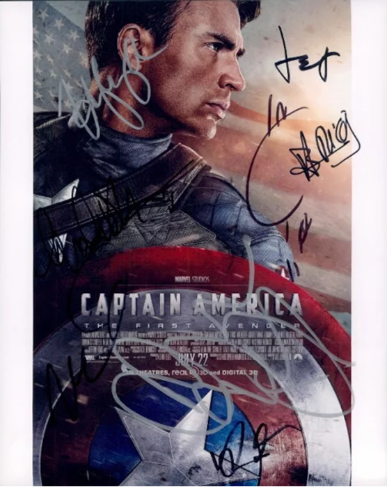 Captain America autograph