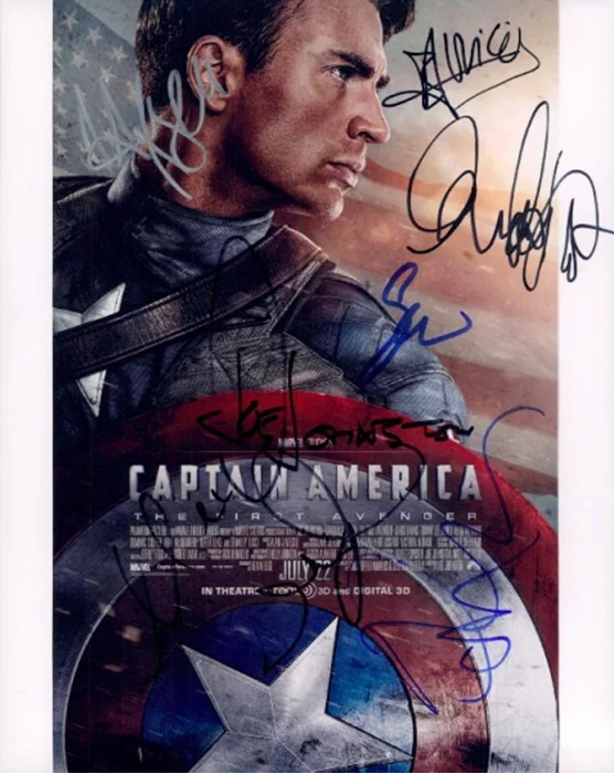 Captain America autograph