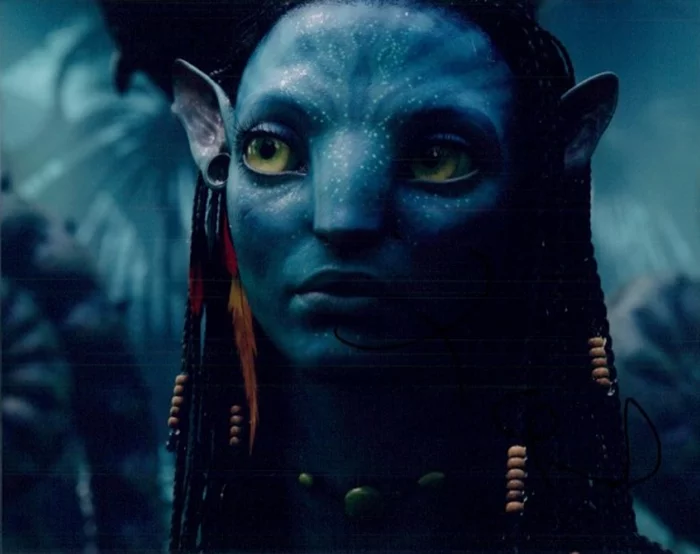 Zoe Saldana autograph