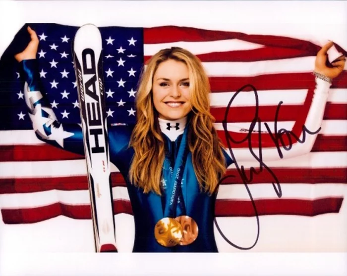 Lindsey Vonn autograph