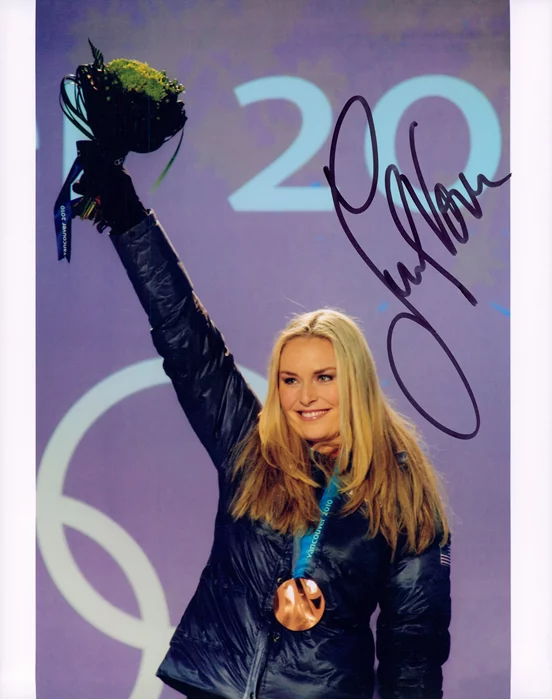 Lindsey Vonn autograph