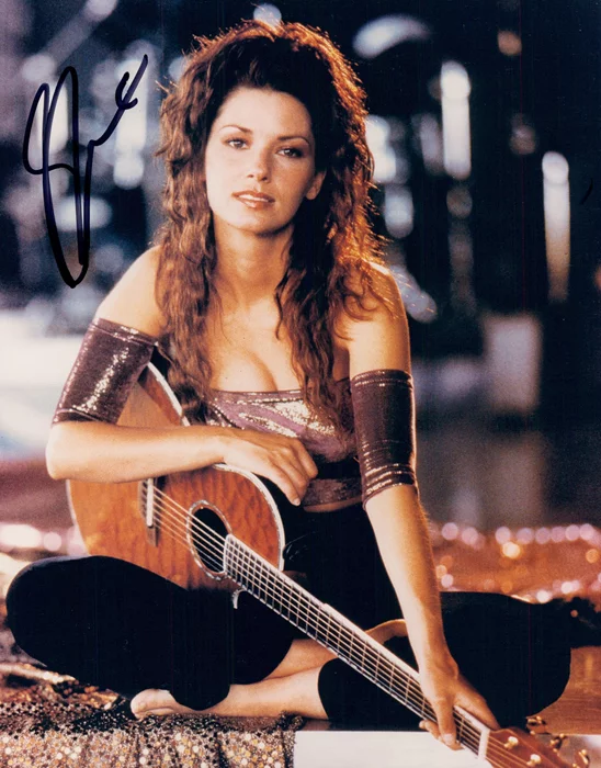 Shania Twain autograph
