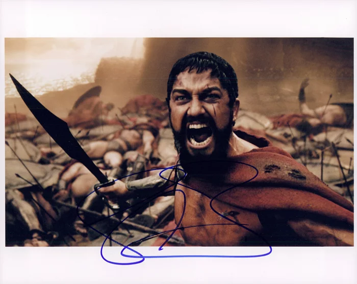Gerard Butler autograph