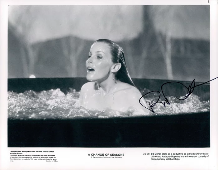 Bo Derek autograph