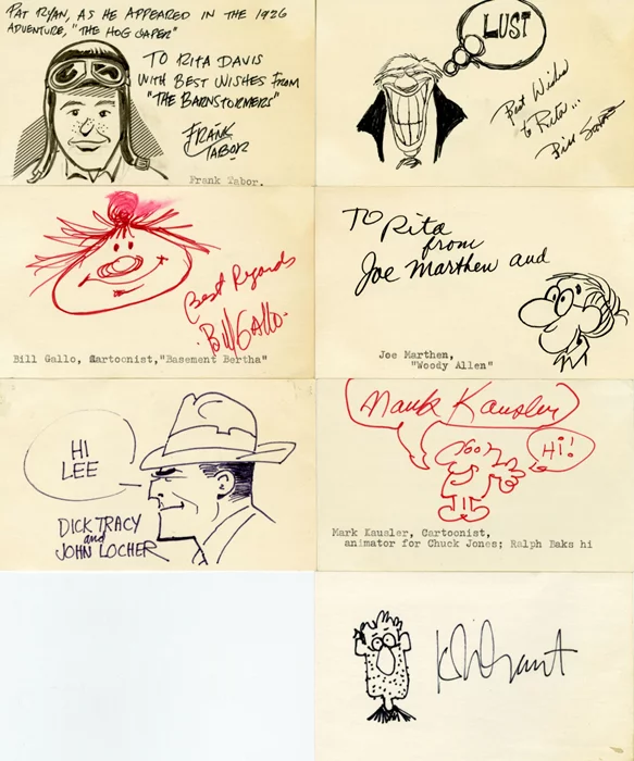 Cartoonist Collection autograph