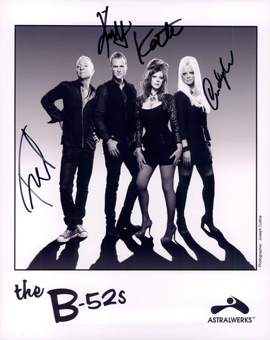 The B-52's autograph