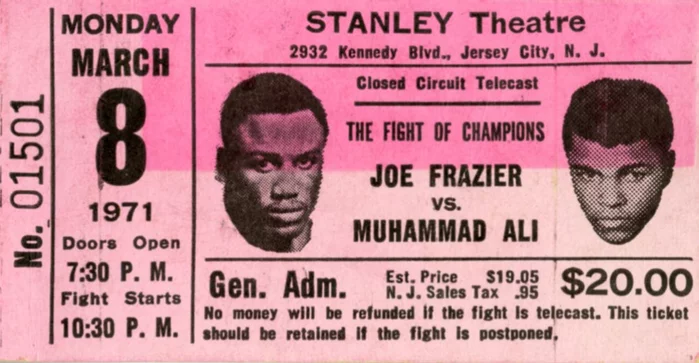 Ali/Frazier autograph