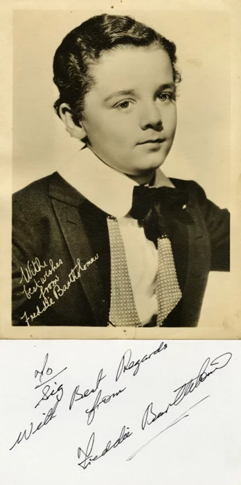Freddie Bartholomew autograph