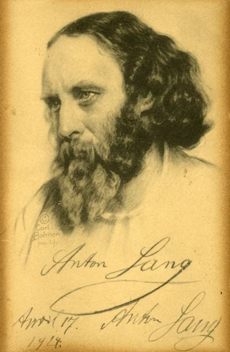 Anton Lang autograph
