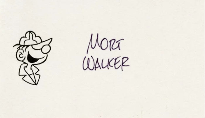 Mort Walker autograph