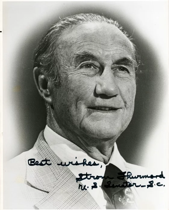 Strom Thurmond autograph