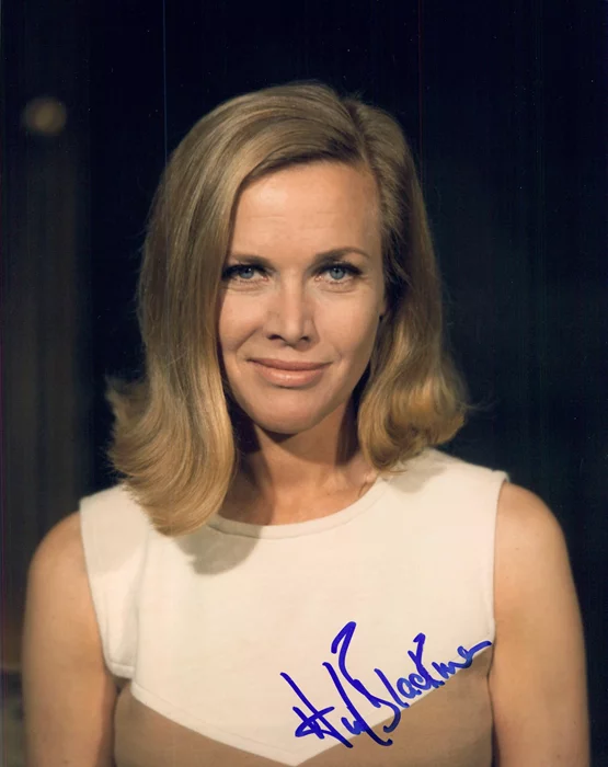 Honor Blackman autograph