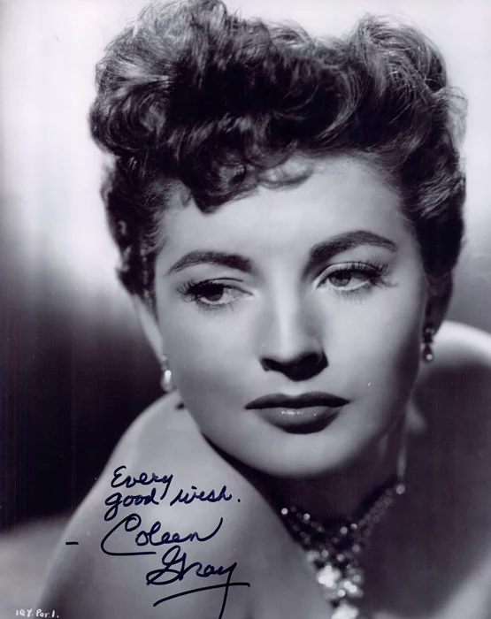 Coleen Gray autograph