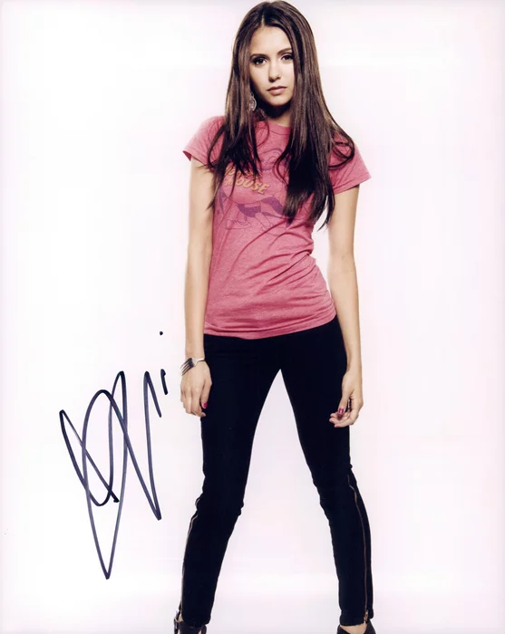 Nina Dobrev autograph