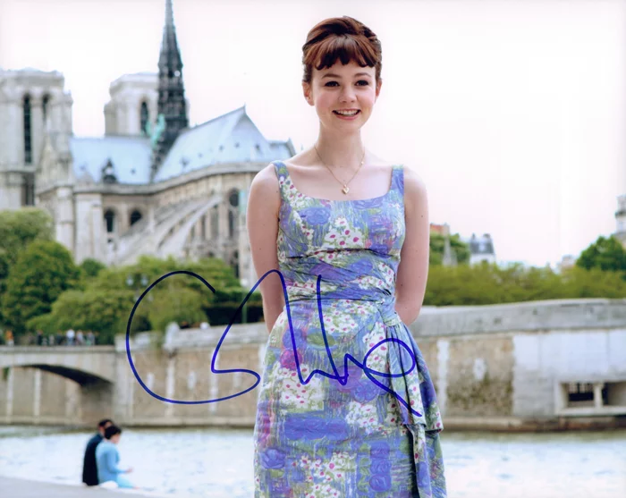 Carey Mulligan autograph