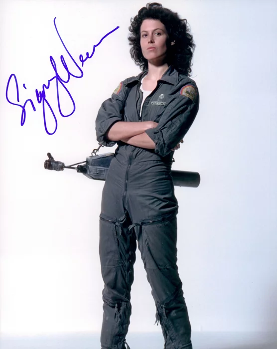 Sigourney Weaver autograph