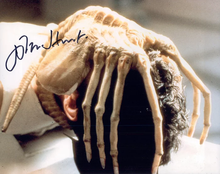 John Hurt autograph