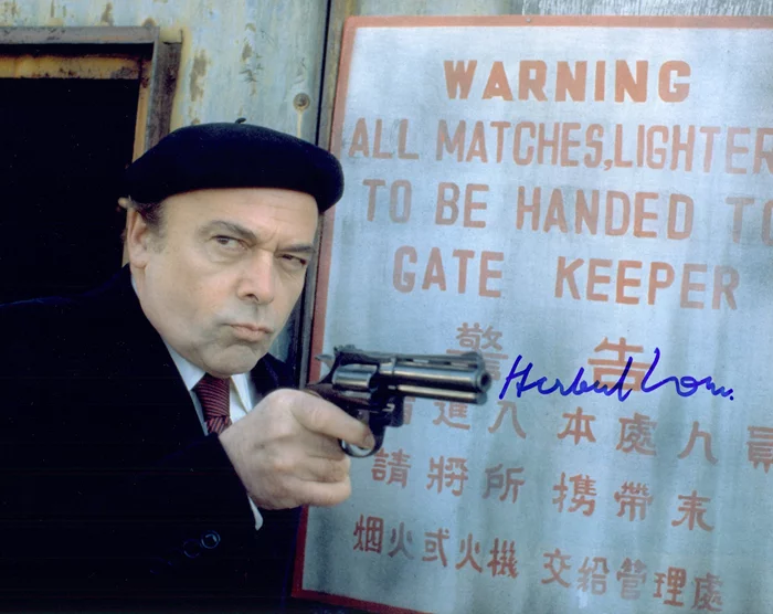 Herbert Lom autograph