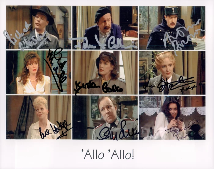 'Allo 'Allo! autograph