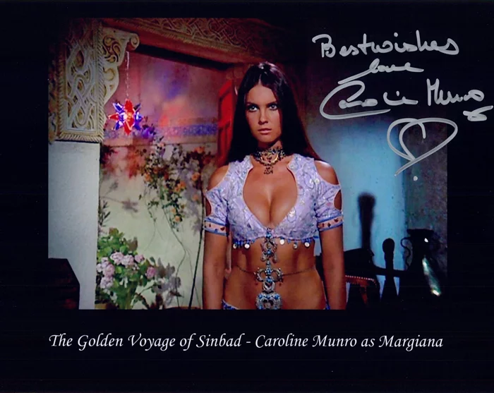 Caroline Munro autograph