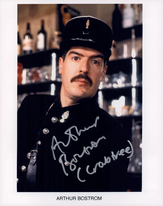 Arthur Bostrom autograph