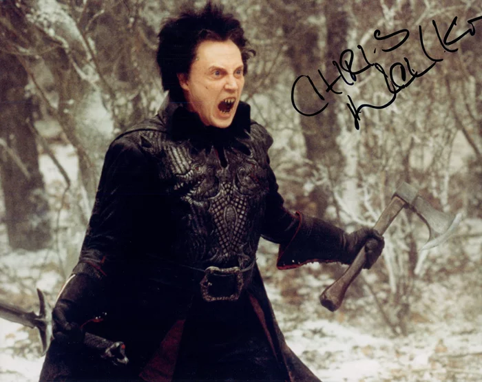 Christopher Walken autograph