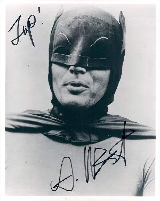 Adam West autograph