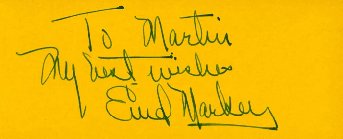Enid Markey autograph