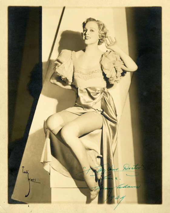 Mary Adams autograph