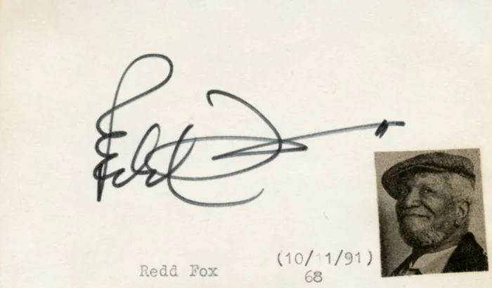 Redd Foxx autograph