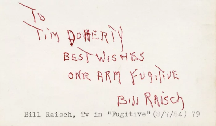 Bill Raisch autograph
