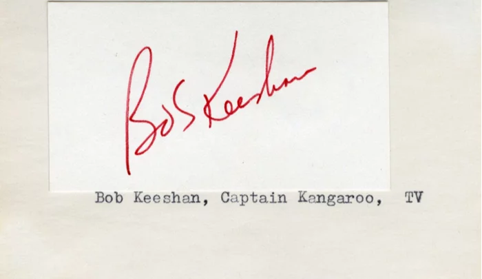 Bob Keeshan autograph