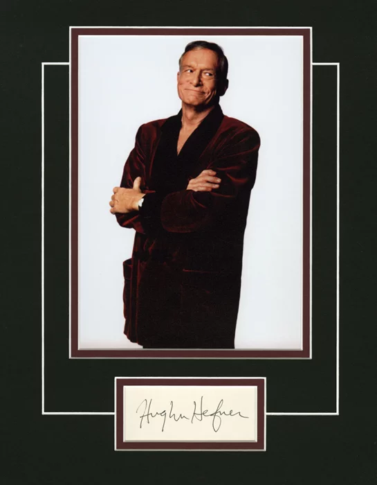 Hugh Hefner autograph