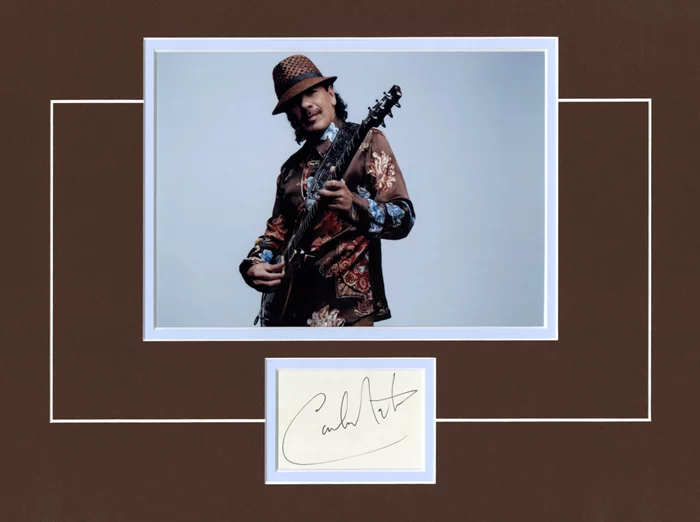 Carlos Santana autograph