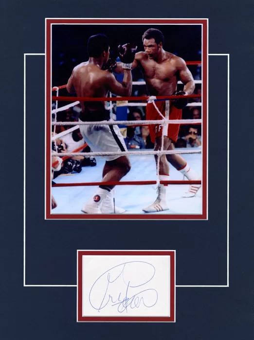 George Foreman autograph