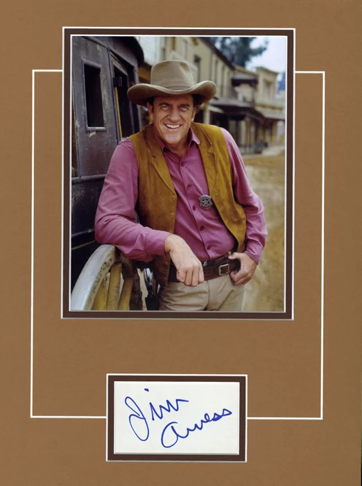 James Arness autograph