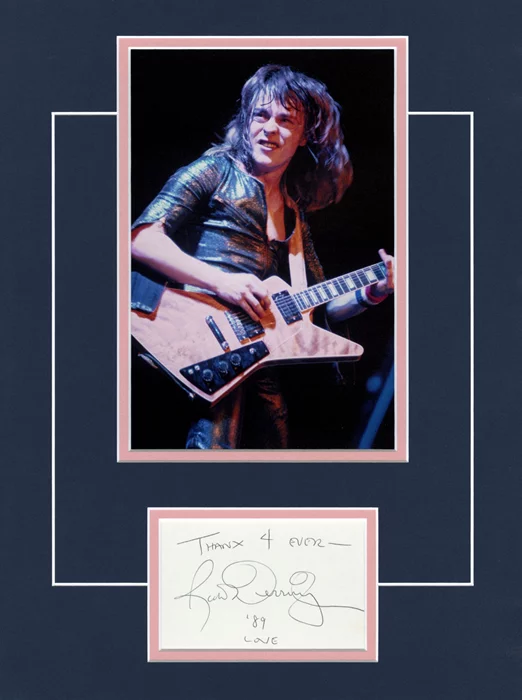Rick Derringer autograph