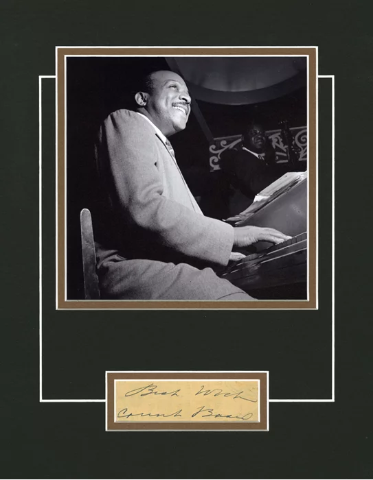 Count Basie autograph