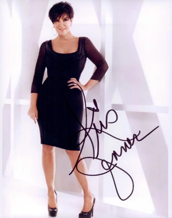 Kris Jenner autograph