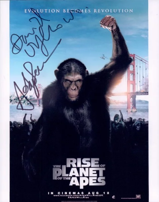 Rise of the Planet of the Apes autograph