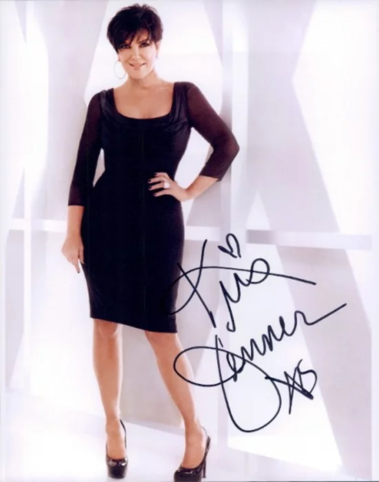 Kris Jenner autograph