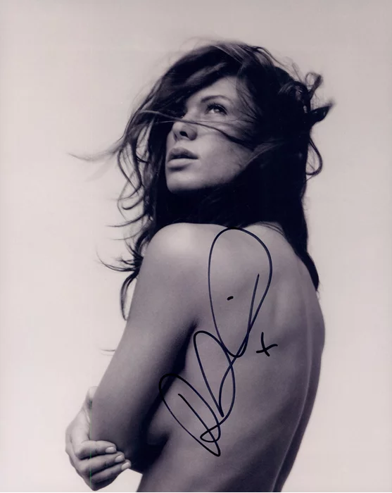 Rhona Mitra autograph