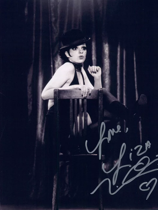 Liza Minnelli autograph