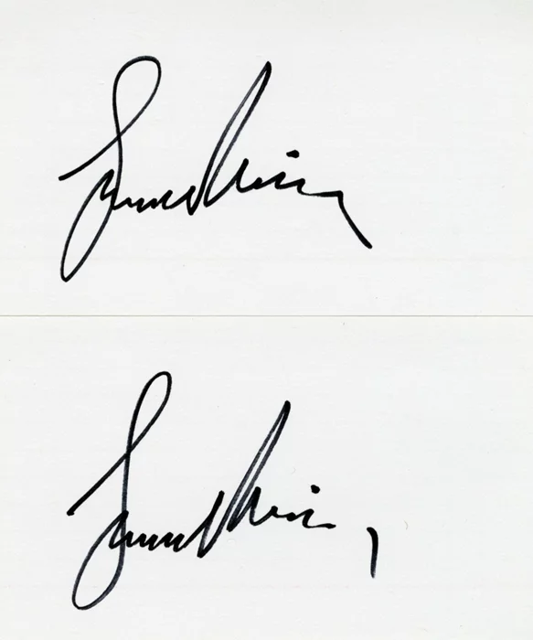 Leonard Nimoy autograph