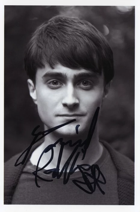 Daniel Radcliffe autograph