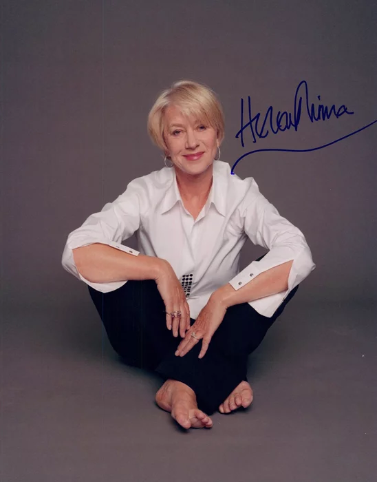 Helen Mirren autograph