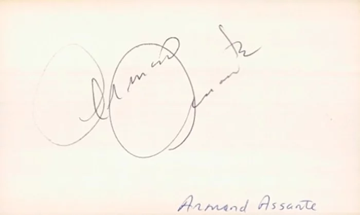 Armand Assante autograph