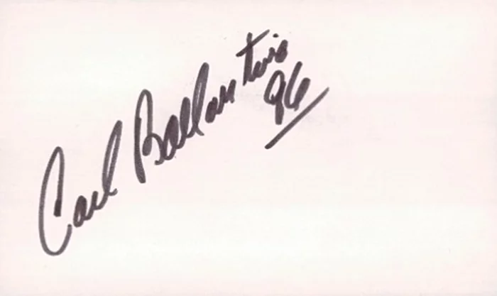 Carl Ballantine autograph
