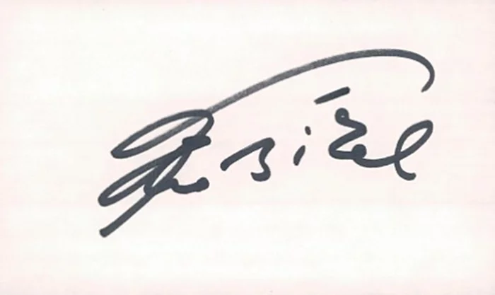 Theodore Bikel autograph