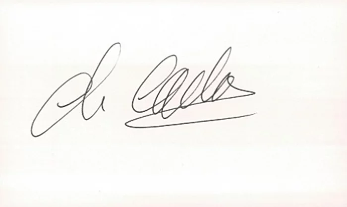 Charlie Callas autograph
